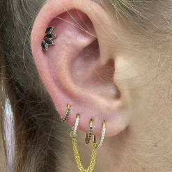 Łańcuszek - złoty - D-018