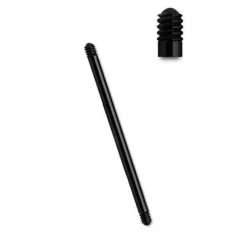 BioPlast klasyczny pręcik typu sztanga Czarna - BP-009