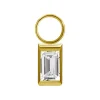 Charms - PREMIUM CRYSTAL - złoty - D-007
