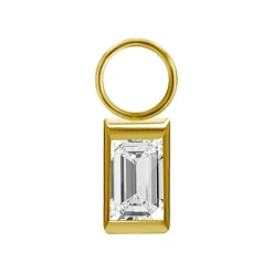 Charms - PREMIUM CRYSTAL - złoty - D-007