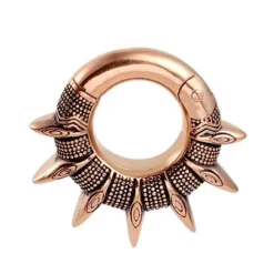 Ciężarek do ucha - różowe złoto - PT-151