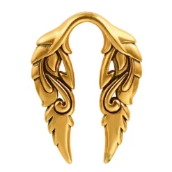 Ciężarek, hanger do ucha - złoty - PT-160