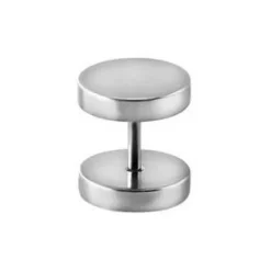 Fake plug - oszukany tunel - srebrny - FPS-02