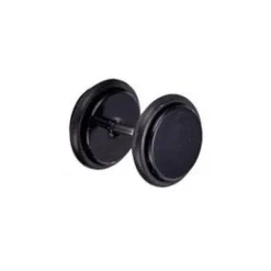 Fake plug z oringiem - oszukany tunel - czarny - FPS-06