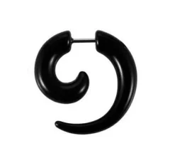 Fake spirala - oszukany rozpychacz - czarny - FPS-09