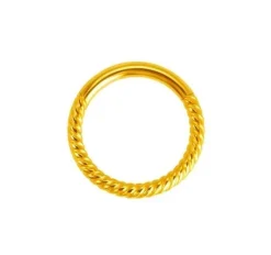 Kółko clicker złoty zakręcony - K-023