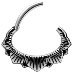 Kolczyk clicker - srebrny - K-056