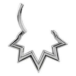 Kolczyk clicker srebrny - K-051