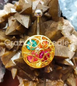 Kolczyk do pępka - ozdobny - KP-061