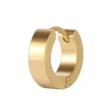 Kolczyk HUGGIE - klasyczne kółko złoty - KH-006
