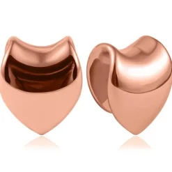 Mankiet cuff do ucha - różowe złoto - PT-155