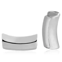 Mankiet cuff do ucha - srebrny - PT-154