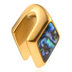 Mankiet cuff do ucha - złoty - PT-158