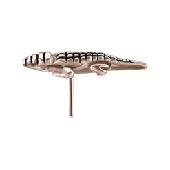 Nakrętka push in - krokodyl - różowe złoto - PI-032