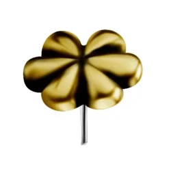 Nakrętka złoto 18K - kwiat - GD18K-010