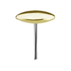 Nakrętka złoto 18K - owalna złota - GD18K-073