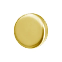 Nakrętka złoto 18K dysk - złoty - GD18K-037