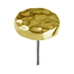 Nakrętka złoto 18K okrągła - struktura - GD18K-072