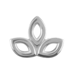 Nakrętka złoto 18K ozdobna - białe złoto - GD18K-036