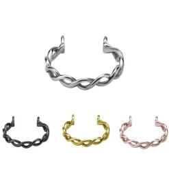 Obręcz ozdobna do sztangi - złoty - D-002