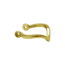 Obręcz ozdobna do sztangi - złoty - D-001