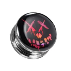 Plug ozdobny - uśmiech - PT-142