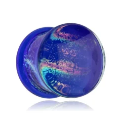 Plug siodłowy opalizujący niebieski - PT-044