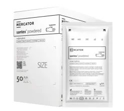 Rękawiczki chirurgiczne sterylne pudrowane - Mercator Santex - HB-002