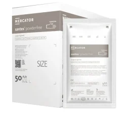 Rękawiczki chirurgiczne sterylne bezpudrowe - Mercator Santex - HB-002