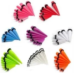 Rozpychacz taper - komplet 9 sztuk biały (1,6-10 mm) - RZT02