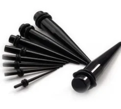 Rozpychacz TAPER czarny do uszu - RT01