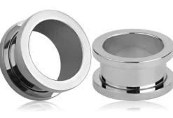 Tunel klasyczny odkręcany srebrny - PT-068