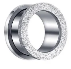 Tunel ozdobny srebrny szron - PT-008