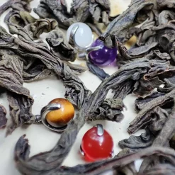 Tytanowa nakrętka - ametyst - TNA-029