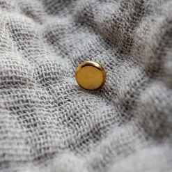 Tytanowa nakrętka - dysk - złoty - TNA-003