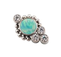 Tytanowa nakrętka - morski OP03 ozdobna - TNA-038