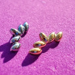 Tytanowa nakrętka cluster - złota - TNA-007