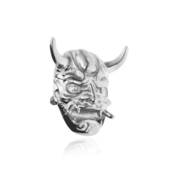 Tytanowa nakrętka japońska maska - srebrny - TNA-112