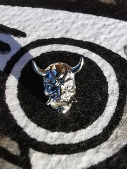 Tytanowa nakrętka japońska maska - srebrny - TNA-112