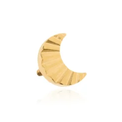 Tytanowa nakrętka księżyc - złoty - TNA-141
