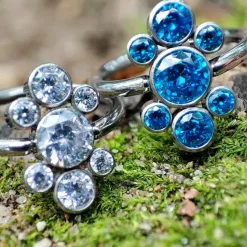 Tytanowe kółko BCR - ozdobne - TK-028