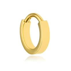 Tytanowe kółko clicker - złoty - TK-042