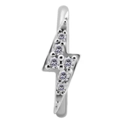 Tytanowe kółko clicker błyskawica - TK-020