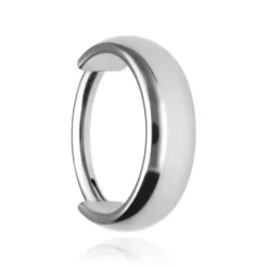 Tytanowe kółko clicker obrączka - srebrny - TK-026