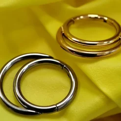 Tytanowe kółko clicker złoty - TK-004