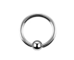 Tytanowe kółko z kulką - BCR - TK-011