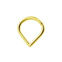 Tytanowy clicker - złota łezka - TK-052