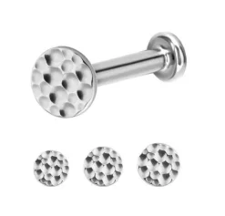 Tytanowy labret ozdobny - TGW-013