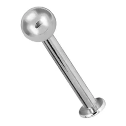 Tytanowy labret z małą podstawą 2,5 mm - TL-005