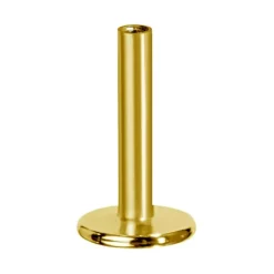 Złoty 18k pręcik typu labret - PUSH IN - GD18K-022